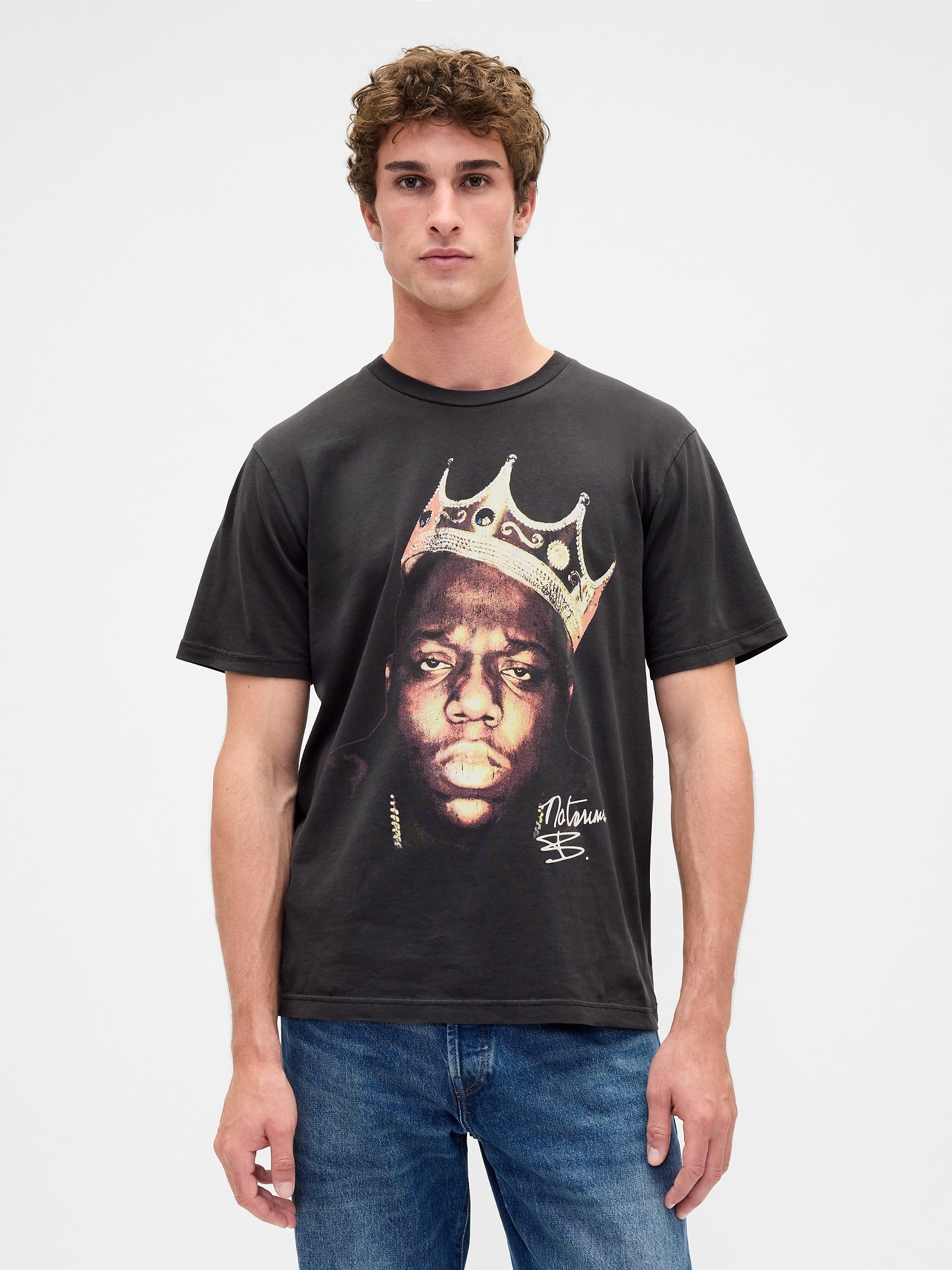 Мужские футболки Gap The Notorious B.I.G. Relaxed Graphic T-Shirt