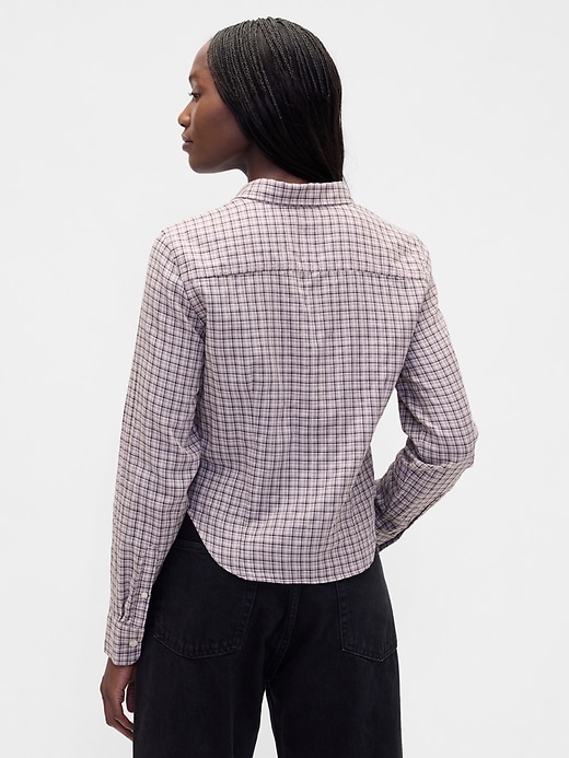 Image number 3 showing, Flannel Fitted Plaid Shirt