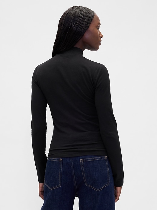 Image number 3 showing, CloseKnit Jersey Mockneck T-Shirt