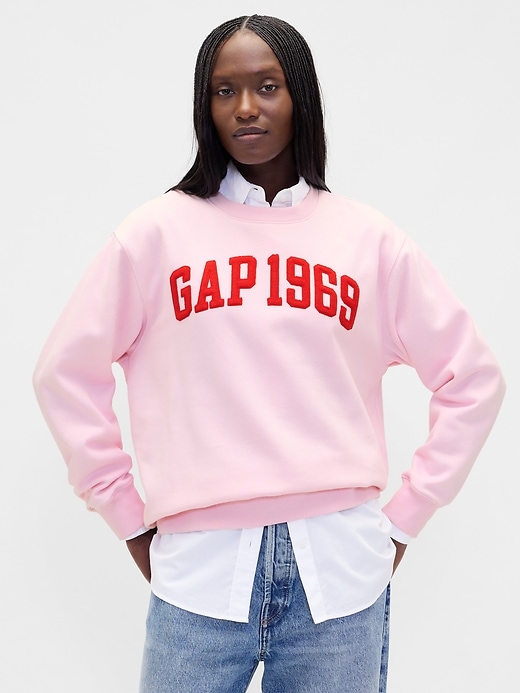 Image number 1 showing, VintageSoft Gap Logo Tunic Sweatshirt