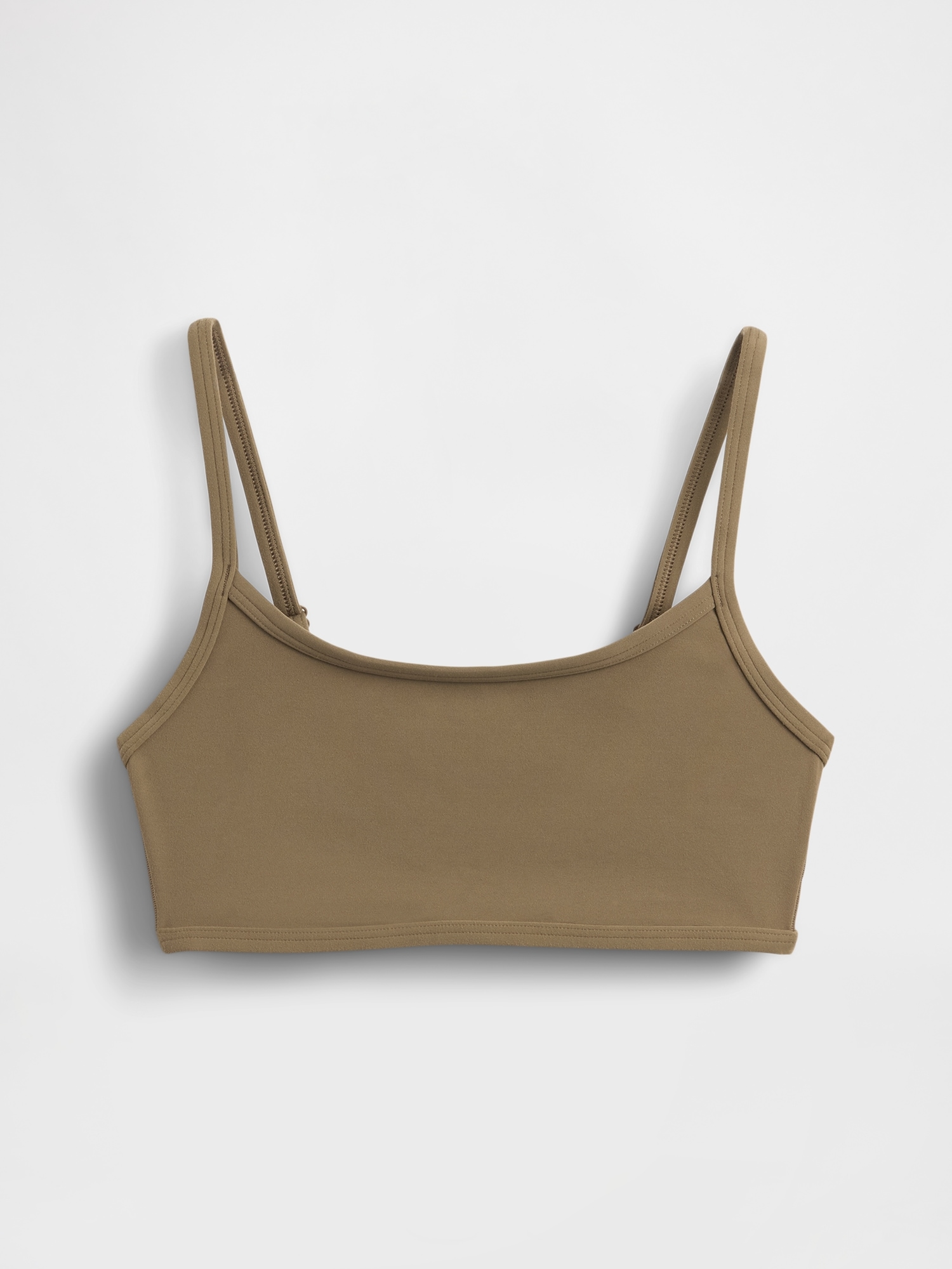 Gap Fit Smooth Sports Bra In Brown