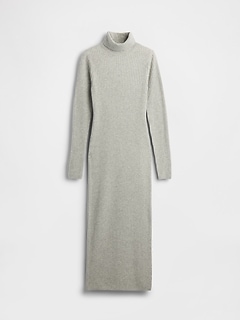 CashSoft Turtleneck Maxi Sweater Dress