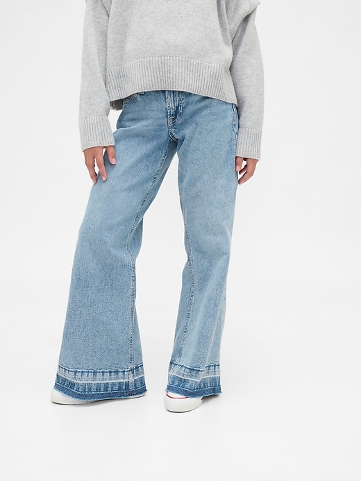 Kids Low Rise Relaxed Flare Jeans