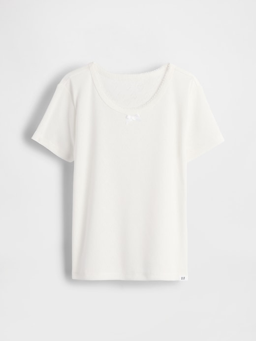 Image number 2 showing, Kids Recycled Pointelle PJ T-Shirt