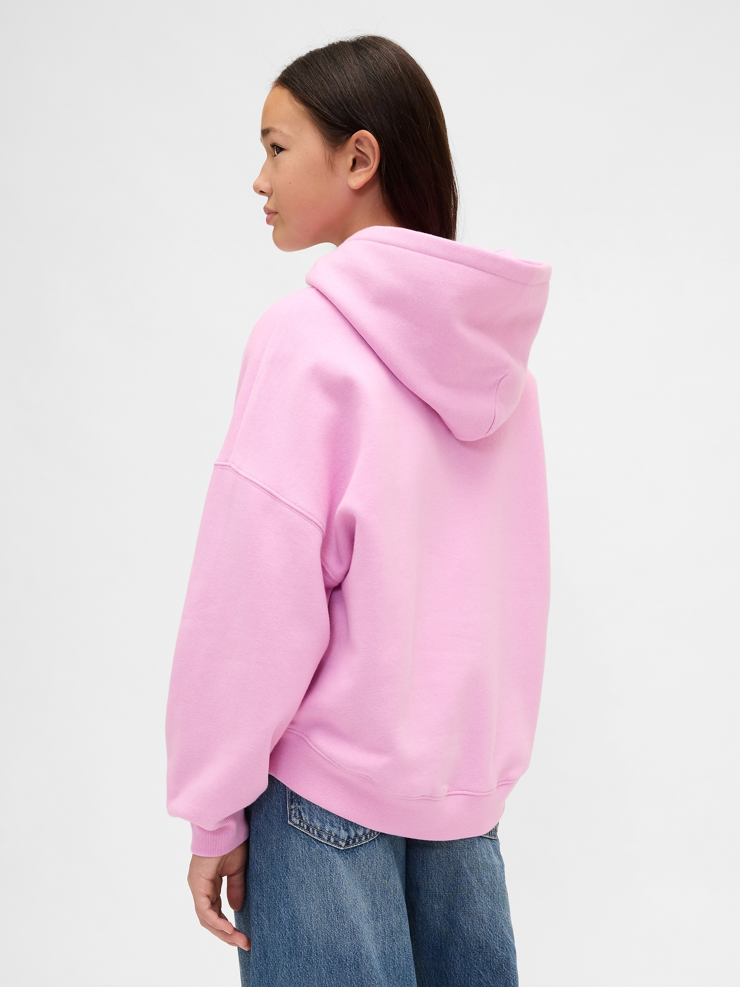 Kids VintageSoft Oversized Heart Logo Hoodie