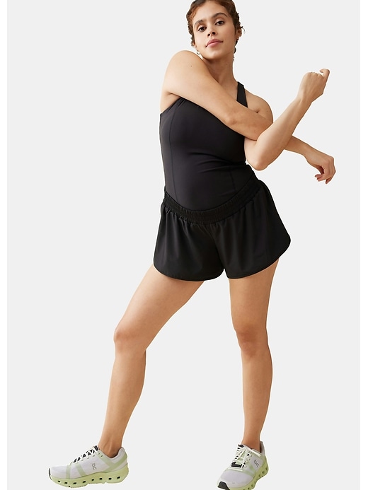 Image number 2 showing, Ingrid and Isabel Maternity Active Runsie Jumpsuit