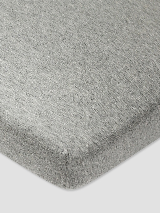Image number 2 showing, Honest Baby Clothing Organic Cotton Fitted Crib Sheet