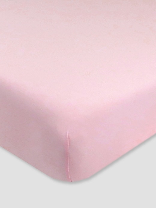 Image number 2 showing, Honest Baby Clothing Organic Cotton Fitted Crib Sheet