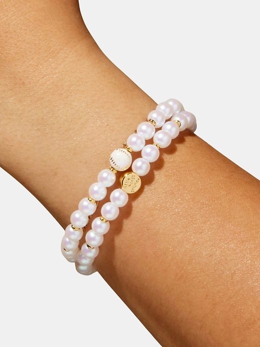 Image number 2 showing, Little Words Project Baseball Bracelet