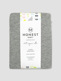 Honest Baby Clothing Organic Cotton Fitted Crib Sheet