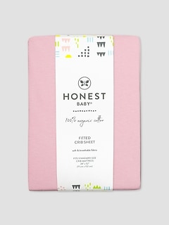 Honest Baby Clothing Organic Cotton Fitted Crib Sheet