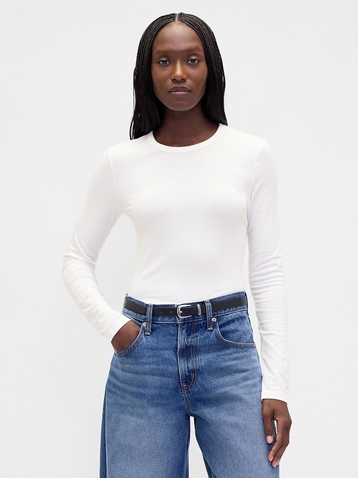 Image number 1 showing, Featherweight Crewneck T-Shirt