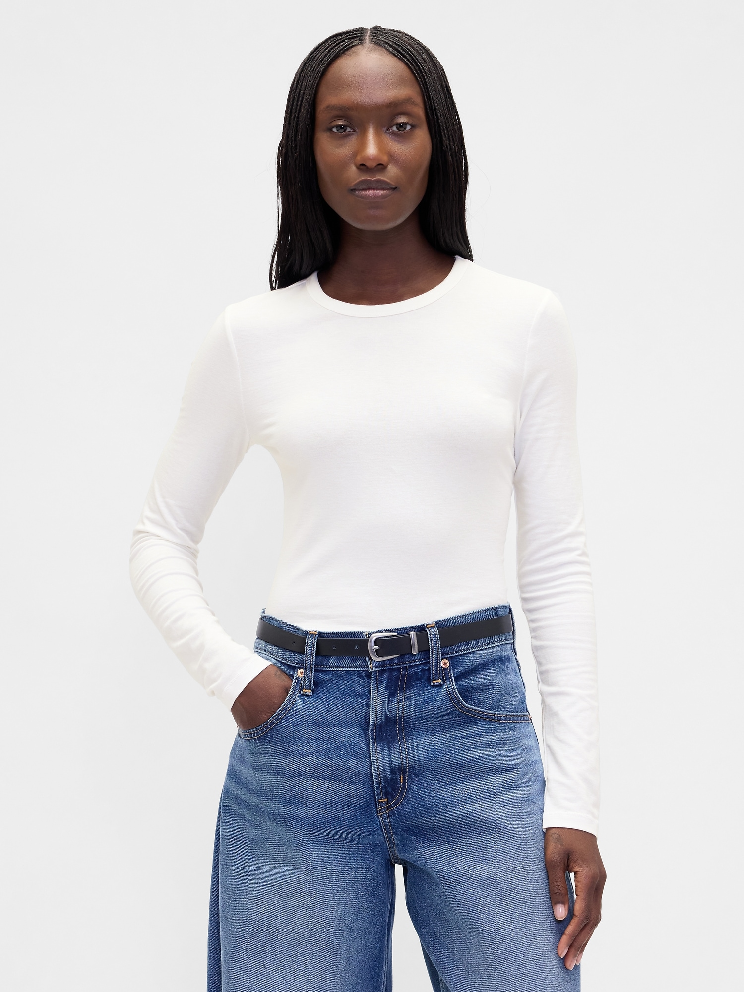 Featherweight Crewneck T-Shirt - New Off White