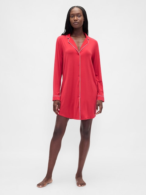 SoftMade Modal PJ Shirtdress