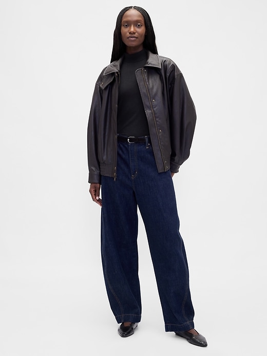 Image number 2 showing, CloseKnit Jersey Mockneck T-Shirt