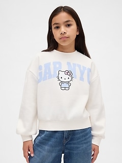 Kids VintageSoft Hello Kitty Logo Sweatshirt