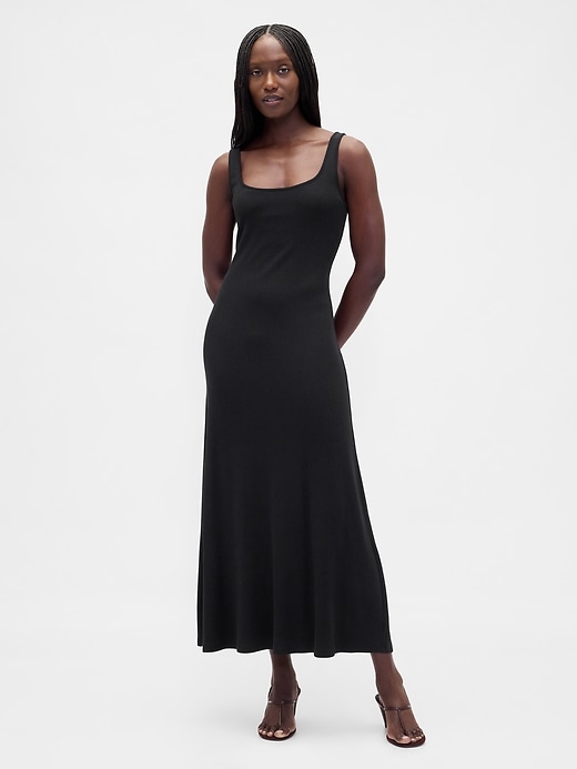 Image number 1 showing, Modern Square-Neck Maxi Dress