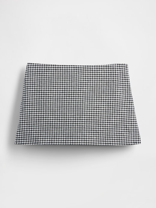 Image number 5 showing, Low Rise Linen-Blend Mini Skort