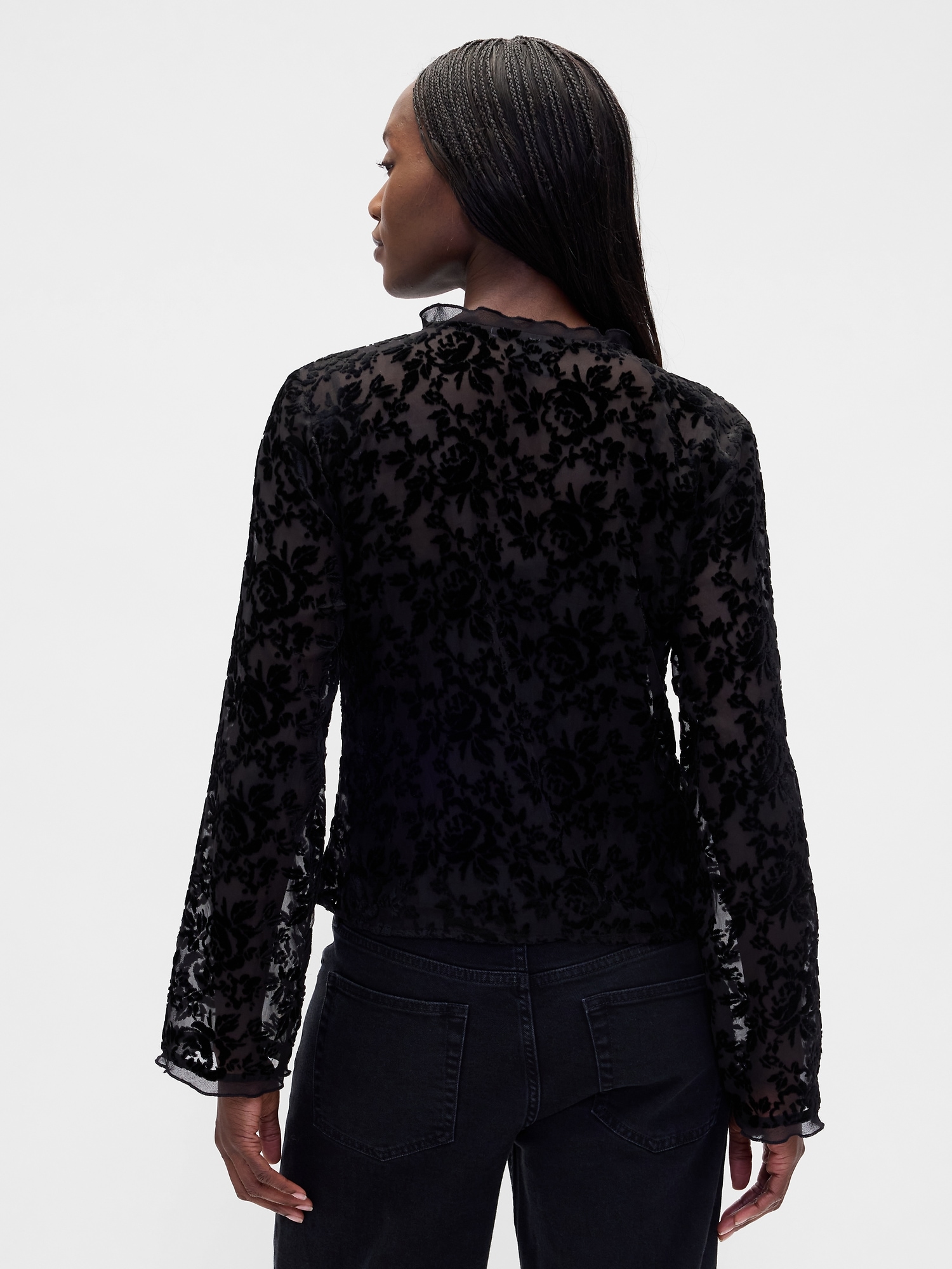 Burnout Velvet Shirt