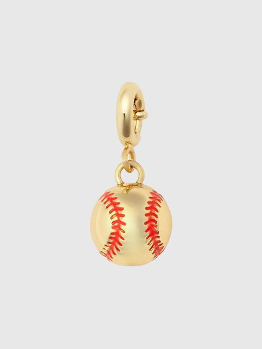 Image number 1 showing, Little Words Project Baseball Charm