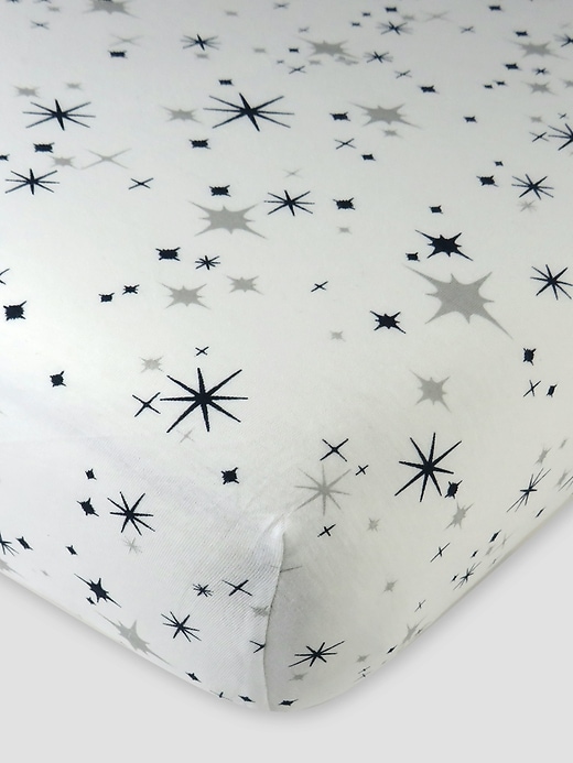 Image number 2 showing, Honest Baby Clothing Organic Cotton Fitted Crib Sheet
