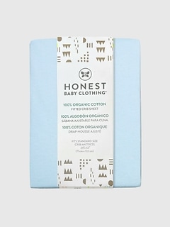 Honest Baby Clothing Organic Cotton Fitted Crib Sheet