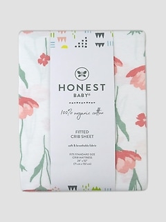 Honest Baby Clothing Organic Cotton Fitted Crib Sheet
