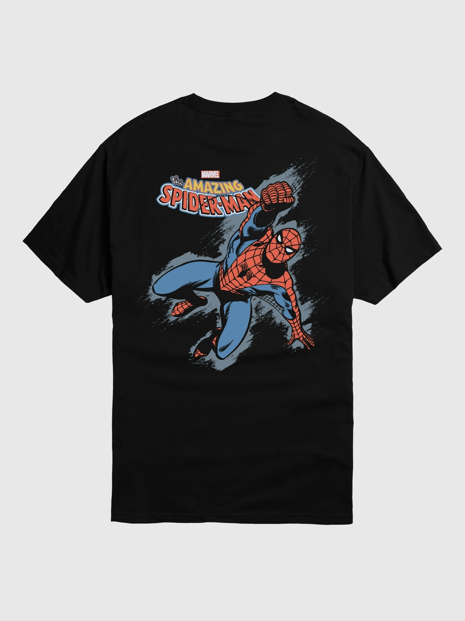 Marvel Grunge Spiderman Short Sleeve T-Shirt