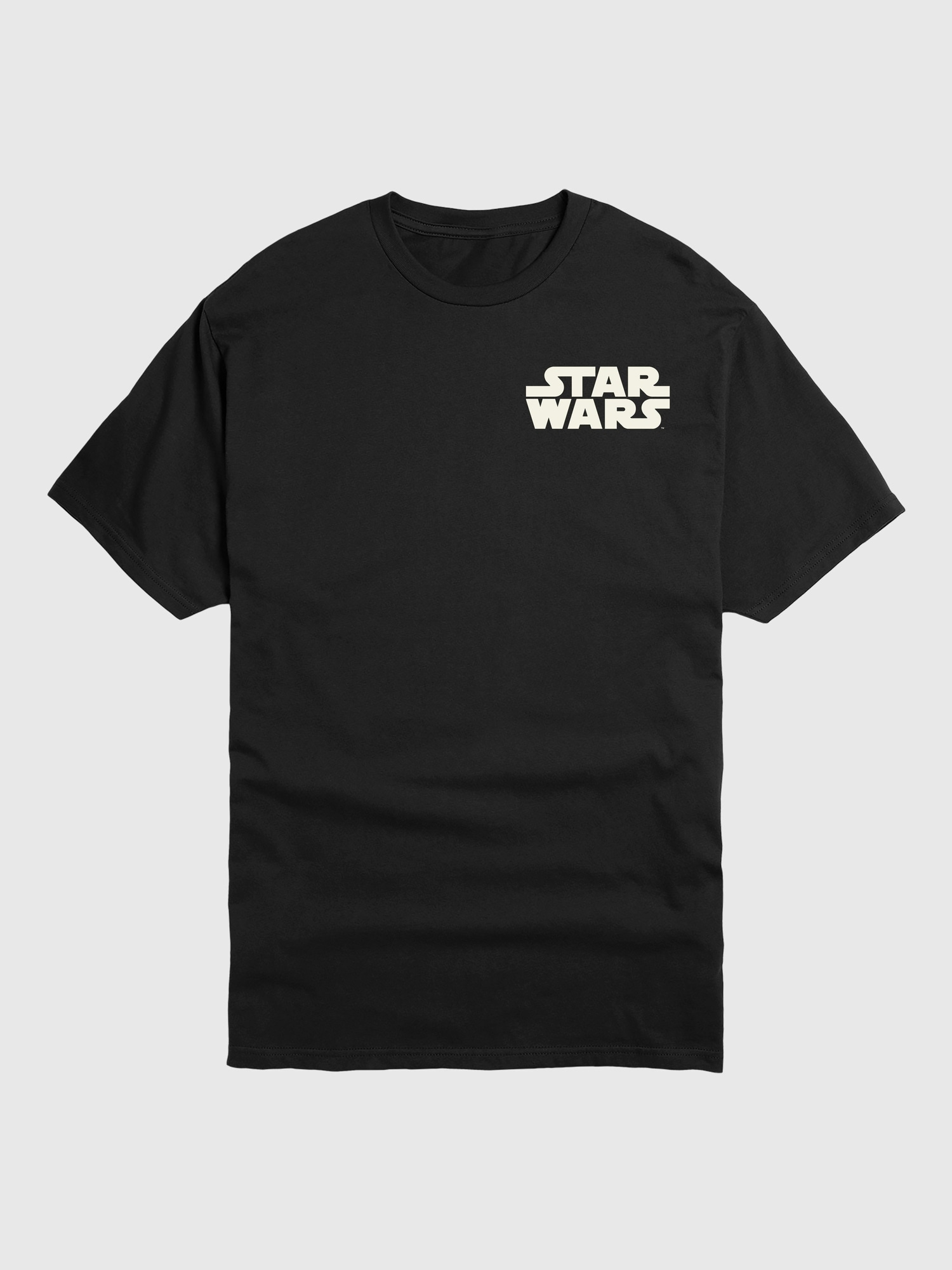 Star Wars Chewy Face Short Sleeve T-Shirt - Black