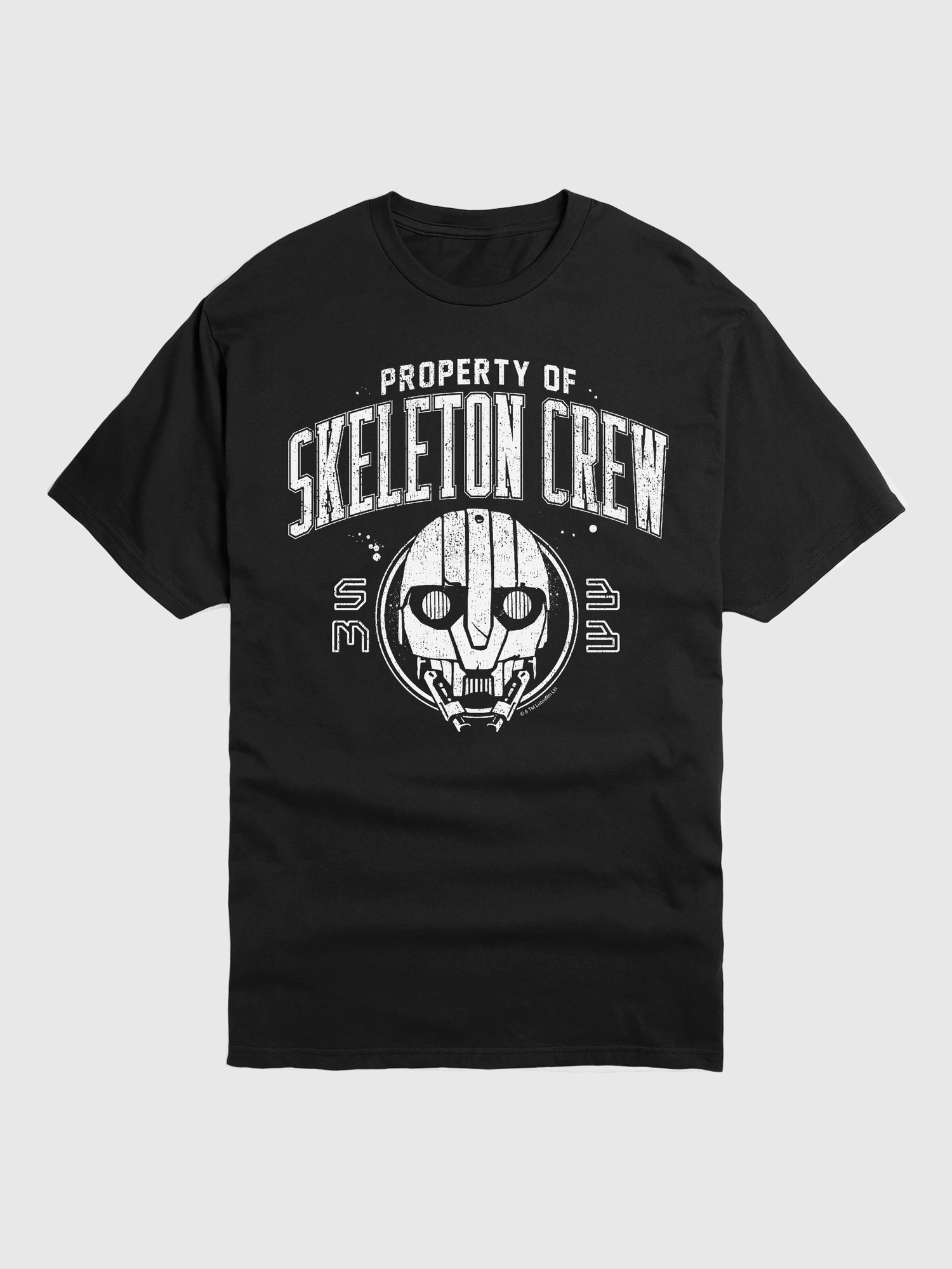Star Wars Property Of Skeleton Crew Short Sleeve T-Shirt - Black