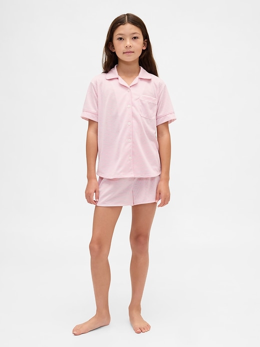 Image number 1 showing, Kids Recycled PJ Short Set