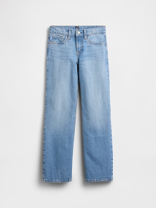 Image number 2 showing, Kids Low Rise Straight Jeans