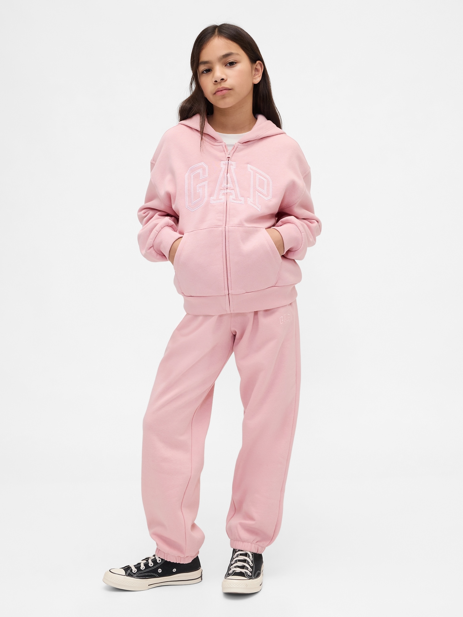 Kids VintageSoft Logo Joggers - Pink Standard