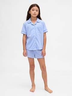 Kids Recycled PJ Short Set