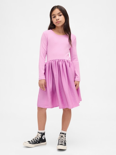 Kids Modern Mixed Media Dress