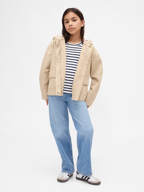 Kids Low Rise Relaxed Straight Jeans