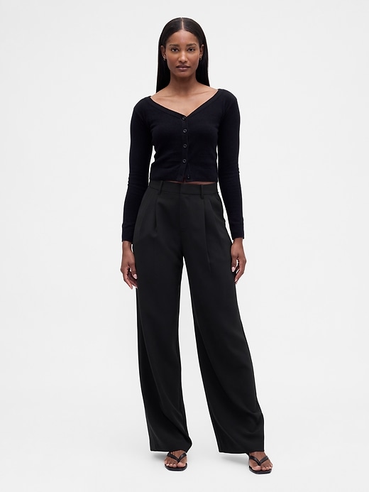 Image number 1 showing, Curvy 365 High Rise Pleated Trousers