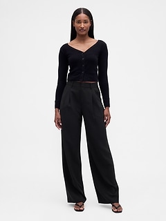 Curvy 365 High Rise Pleated Trousers