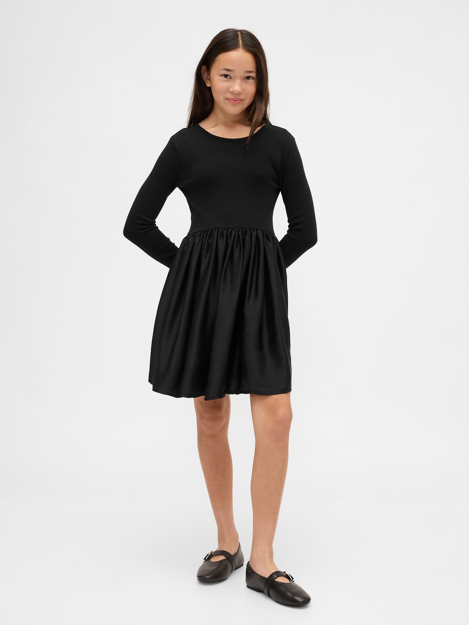 Gap Kids Modern Mixed Media Dress