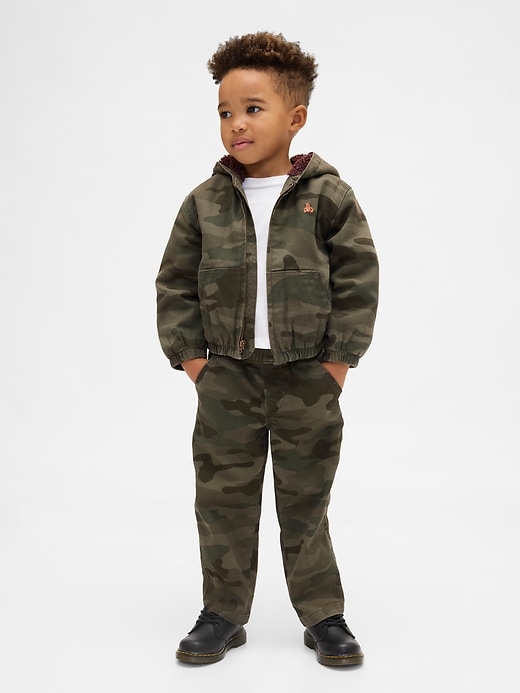 Image number 1 showing, Baby & Toddler Camo Pull-On Baggy Jeans