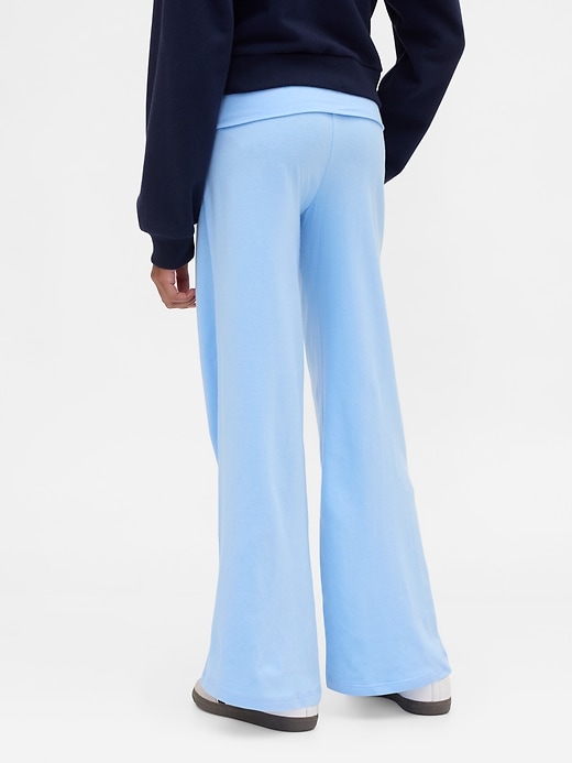 Image number 4 showing, Kids Wide-Leg Foldover Leggings