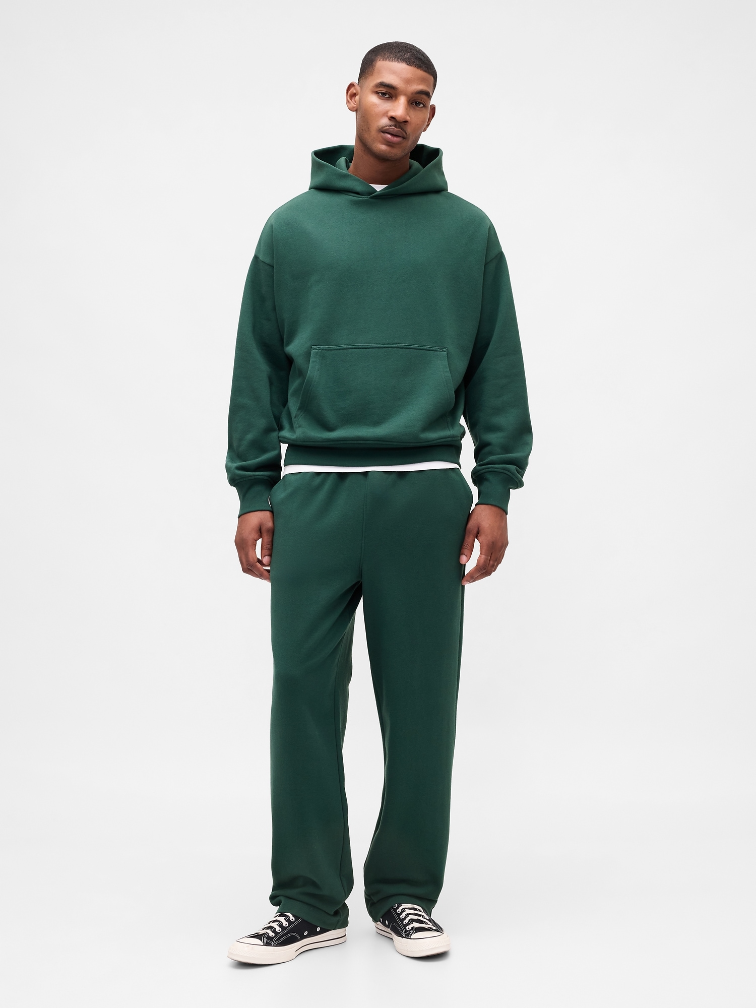 Heavyweight Relaxed Sweatpants - Deep Hunter