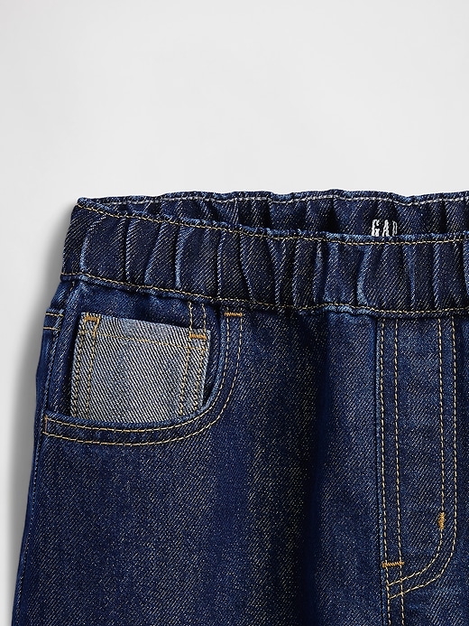 Image number 6 showing, Kids Low Rise Baggy Metallic Jeans