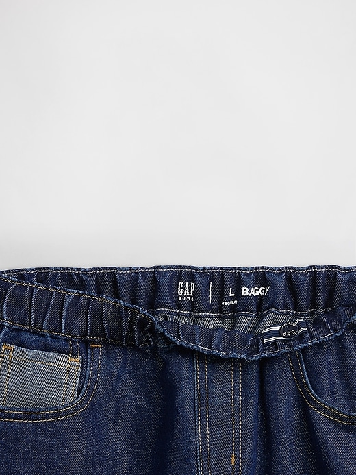 Image number 7 showing, Kids Low Rise Baggy Metallic Jeans