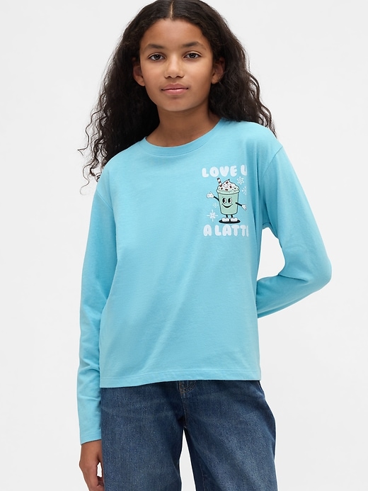 Image number 1 showing, Kids Relaxed Graphic T-Shirt
