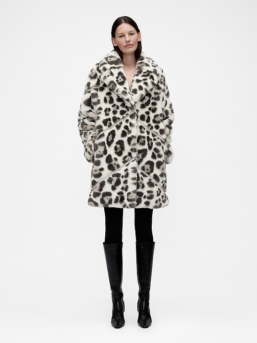 Image number 1 showing, GapStudio Faux Fur Jacket