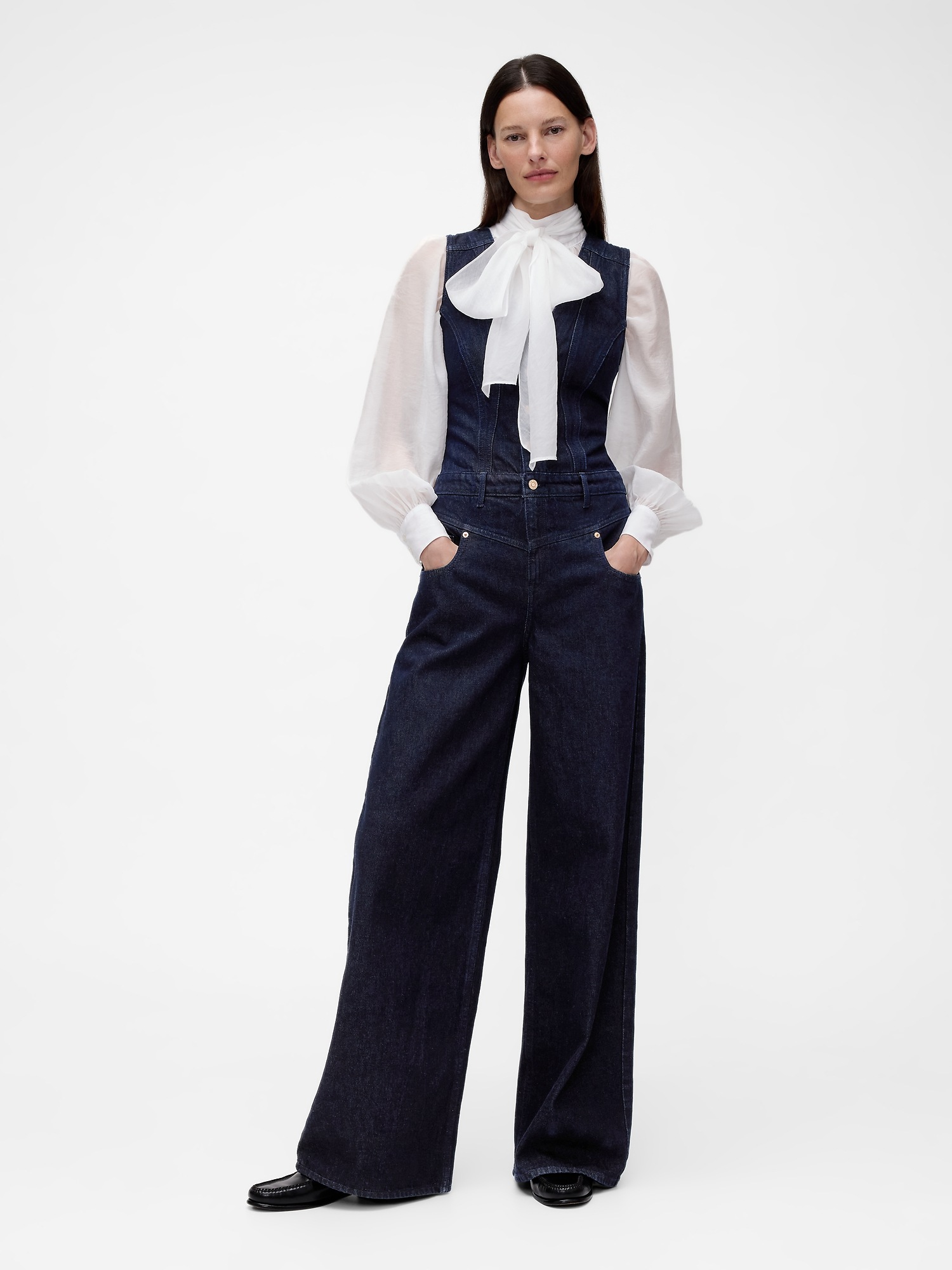 Женские комбинезоны Gap GapStudio Denim Jumpsuit