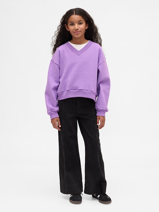 Image number 4 showing, Kids VintageSoft Relaxed V-Neck Sweatshirt