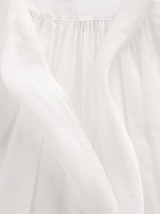 Image number 4 showing, GapStudio Sheer Bow Shirt