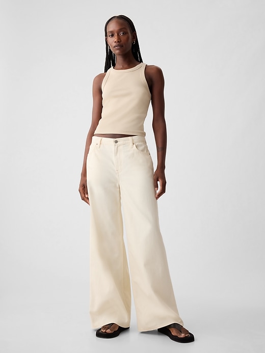 Image number 1 showing, Mid Rise UltraSoft Baggy Jeans